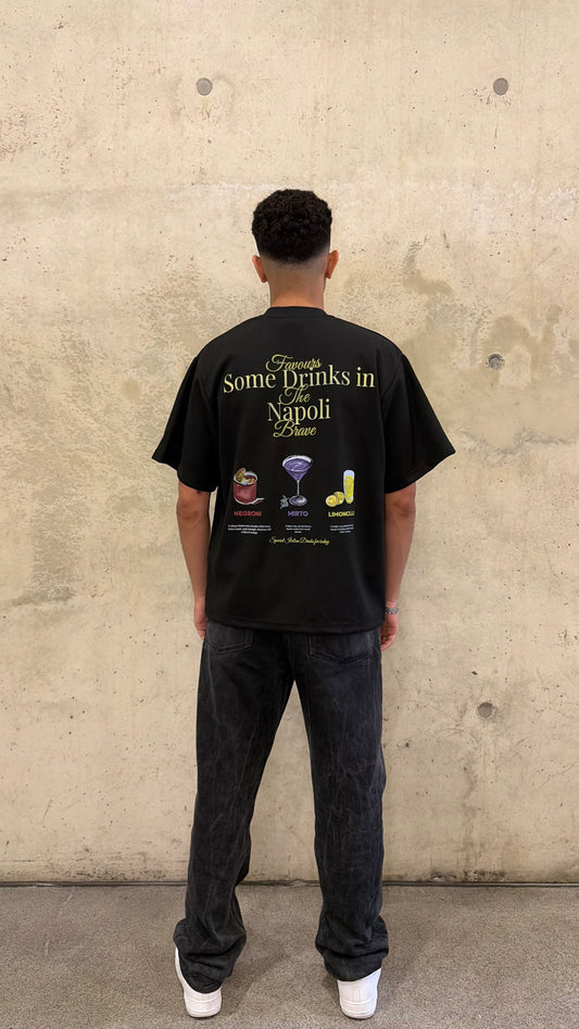 COCKTAIL TEE BLACK