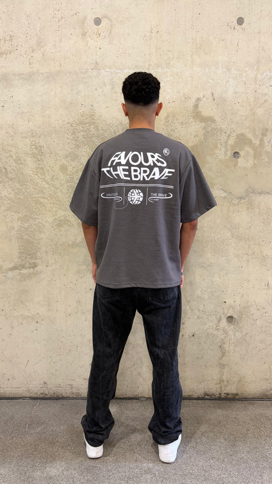STATEMENT TEE GREY