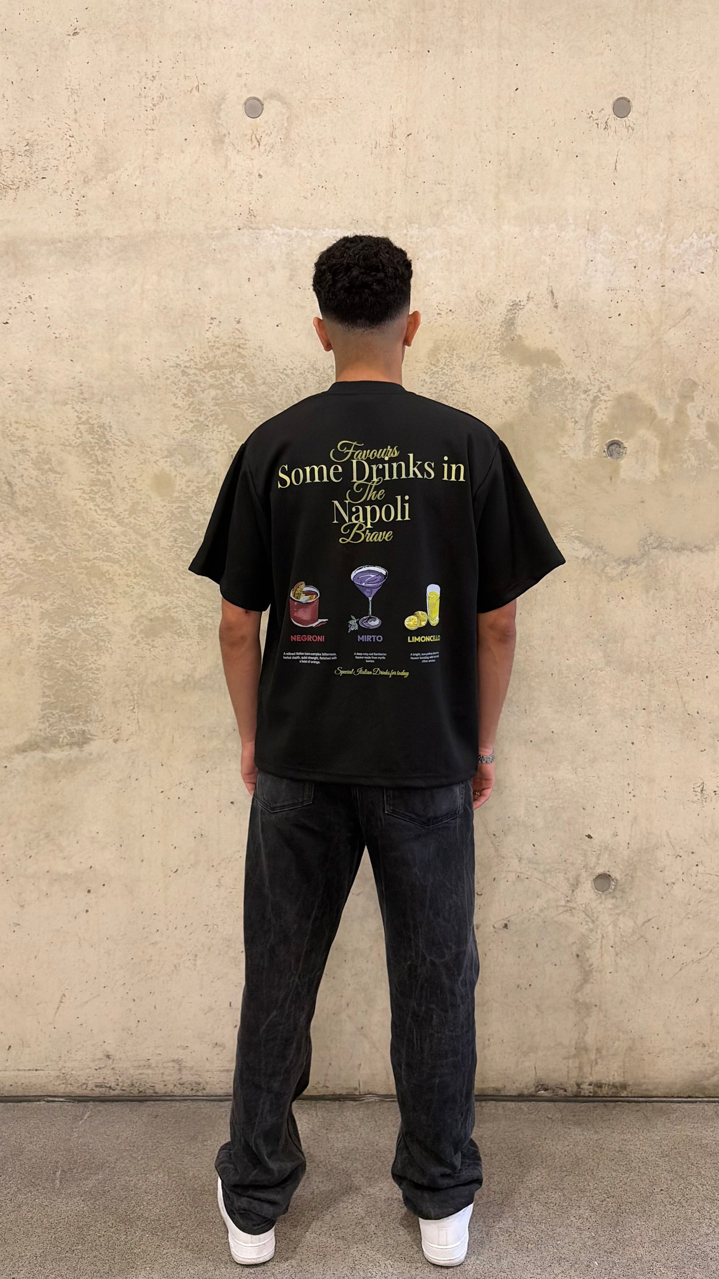 COCKTAIL TEE BLACK