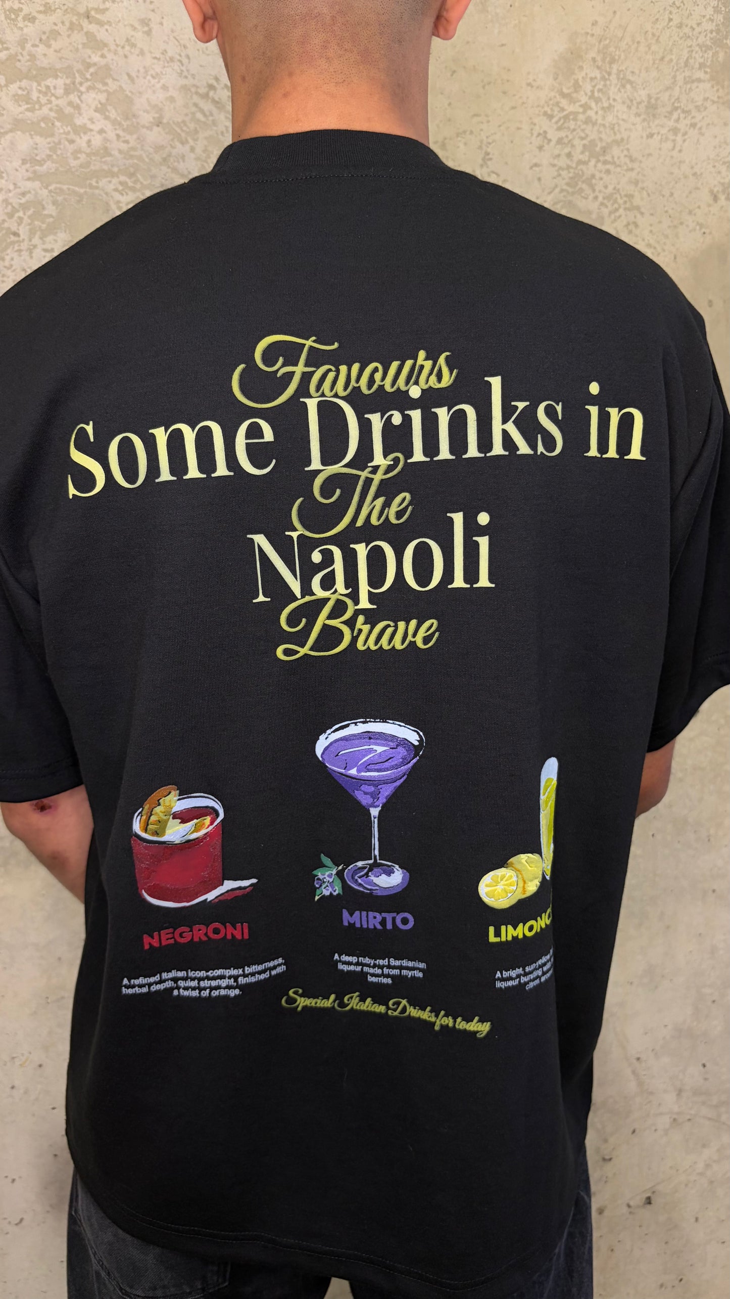 COCKTAIL TEE BLACK